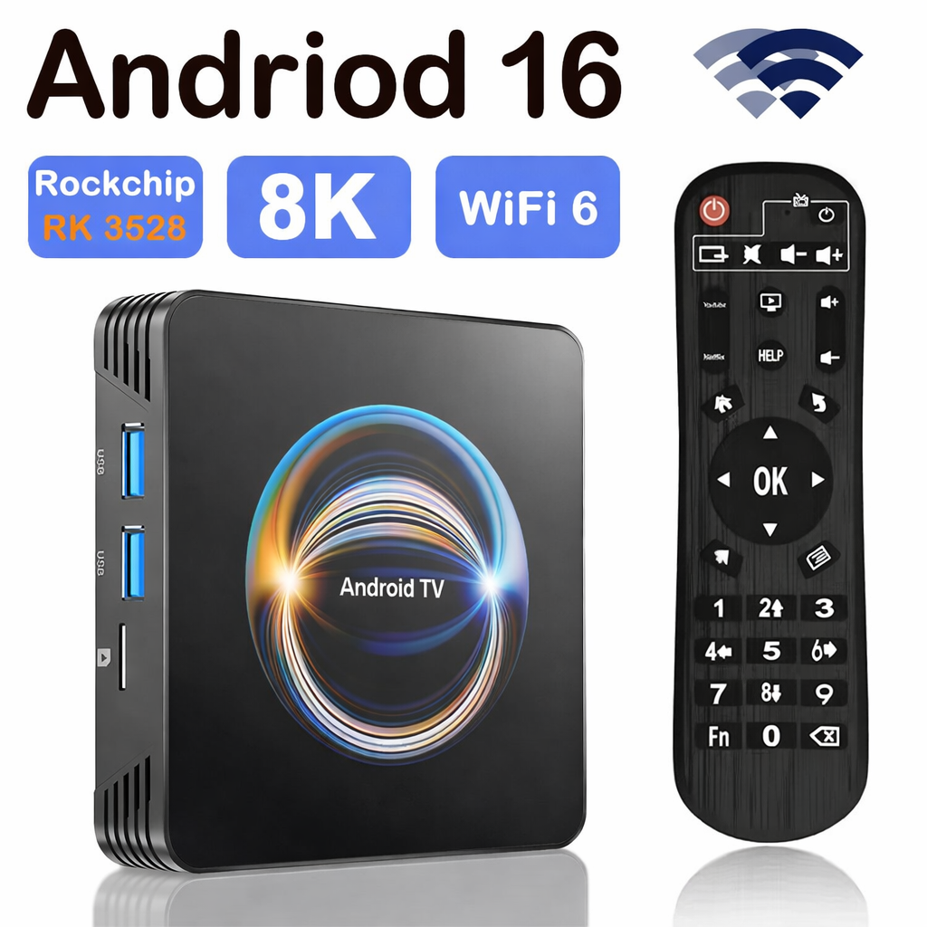 Home Cinema Gadgets - Android 16.0 TV Box 4K HD