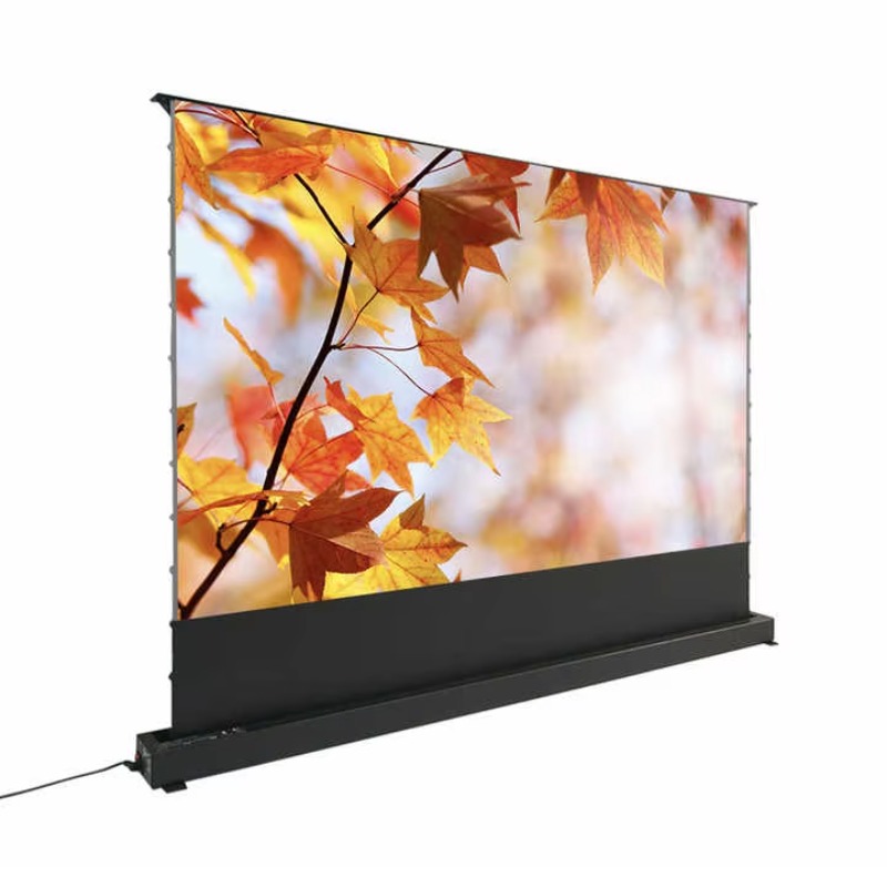 Home Cinema Ultra Short Throw Projector - 100'' Motorized Floor Rising Projector Screen