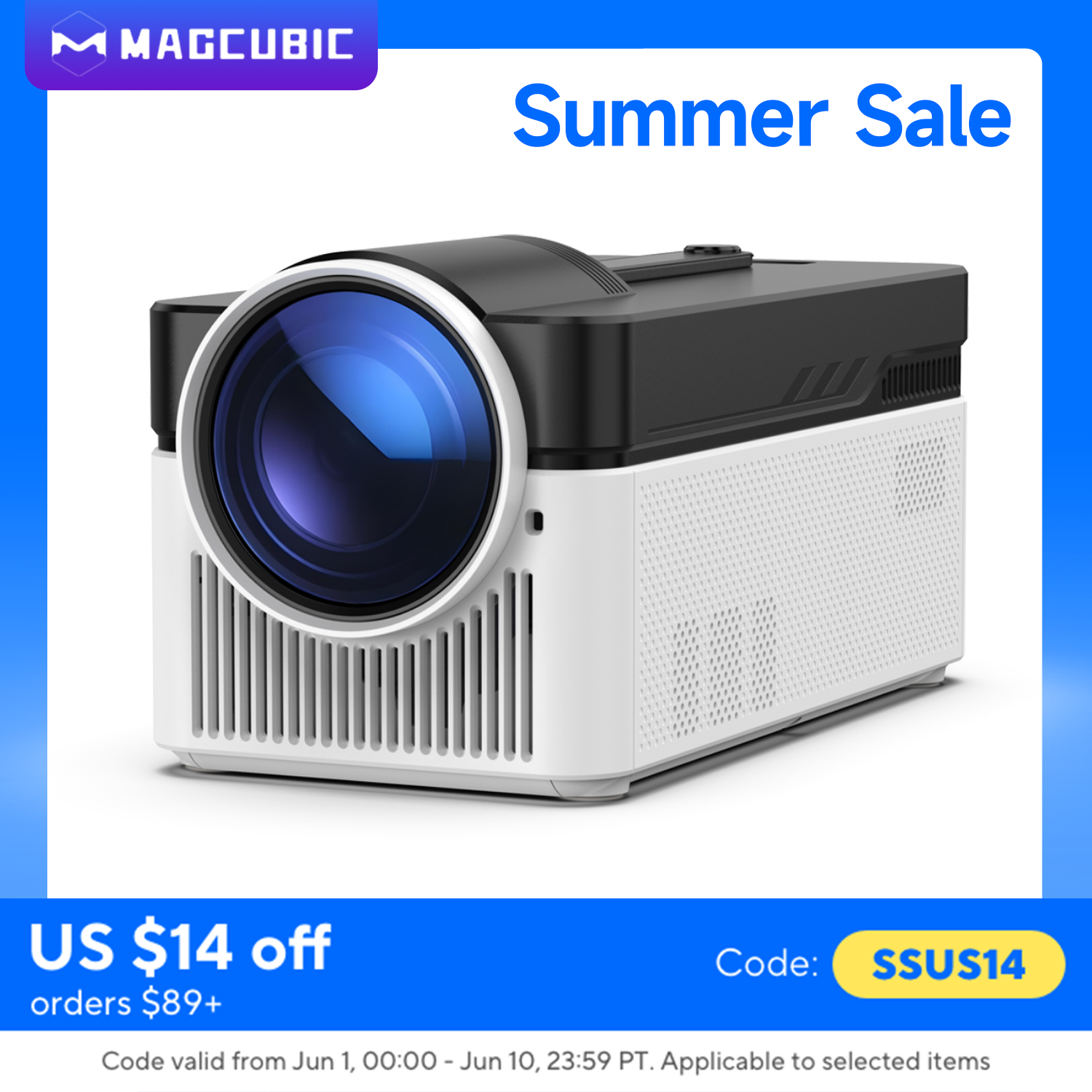 Home Cinema Ultra Short Throw Projector - Magcubic HY450 Projector Home Projector Ultra