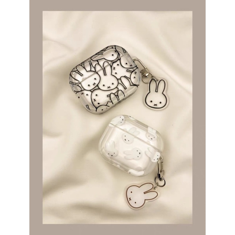 Home Cinema Apple - New Kawaii Miffy Earphone Case Full