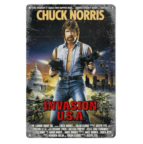 Home Cinema Decor - Invasion Usa Movie Metal Poster Tin
