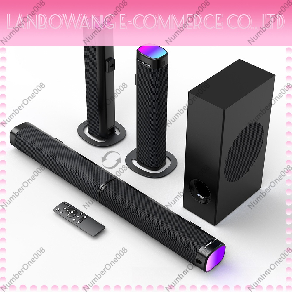 Home Cinema Wall Lights - 2.1 Channel Soundbar Bluetooth Speaker Home