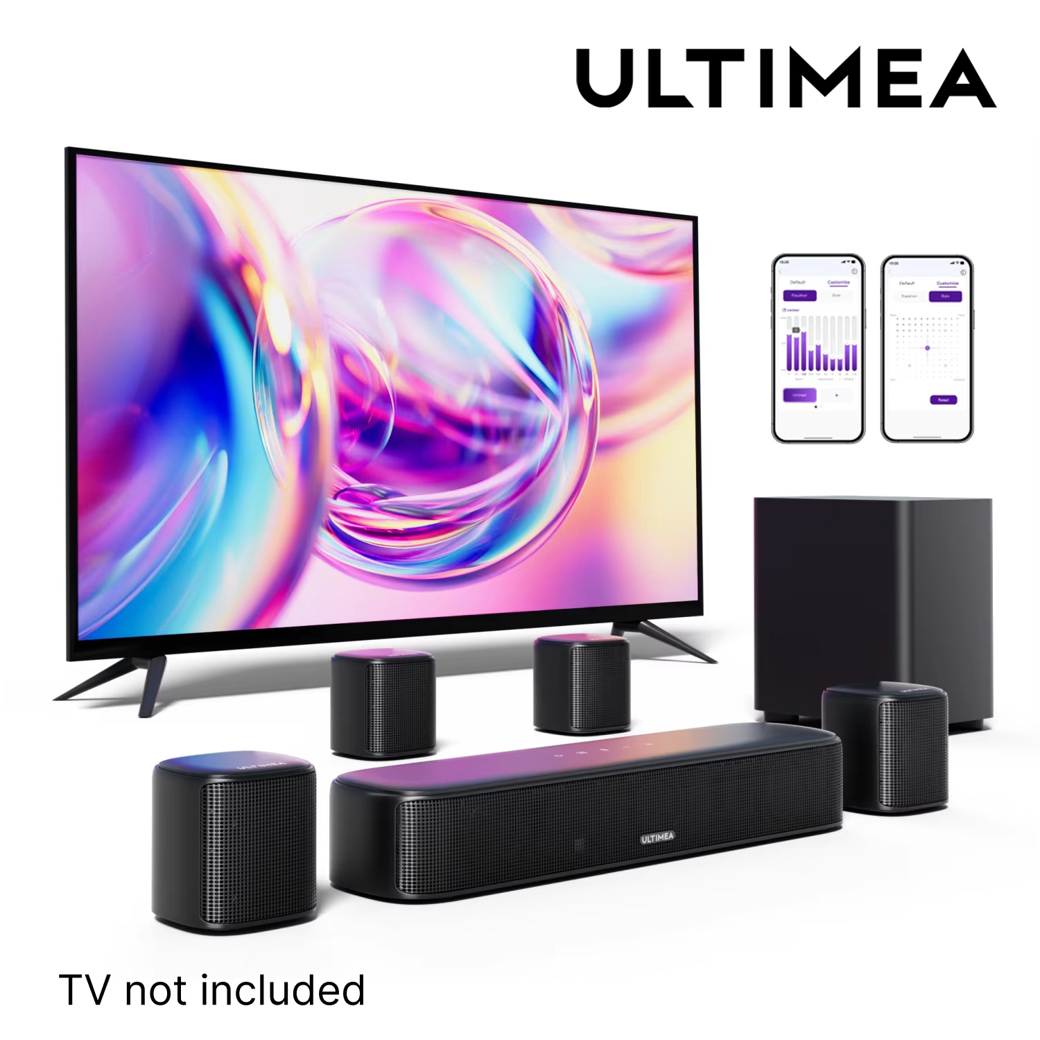 Audio Home Cinema - ULTIMEA 7.1 Channel Sound Bar System