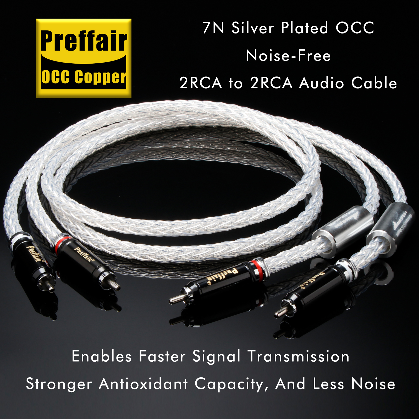 Home Cinema Sound System - Hifi Audio RCA Cable 12cores 7N