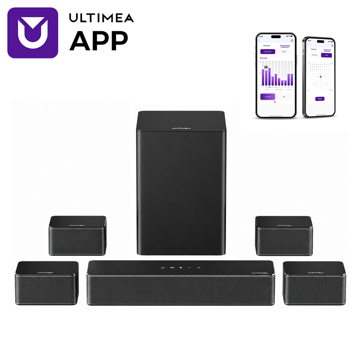 Home Cinema Sound System - ULTIMEA 7.1 Surround Sound System Sound