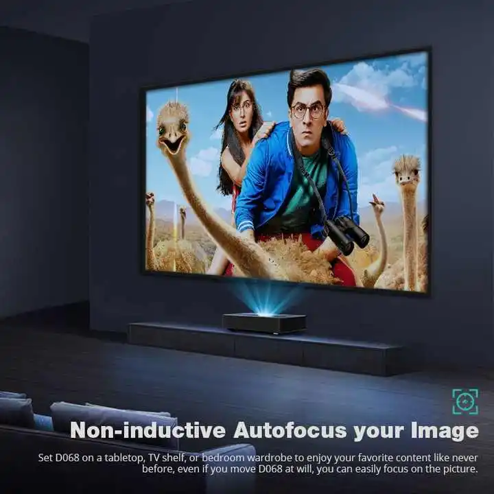Salange Latest D068 Projector  - Home Cinema Ultra Short Throw Projector ulasan dan harga