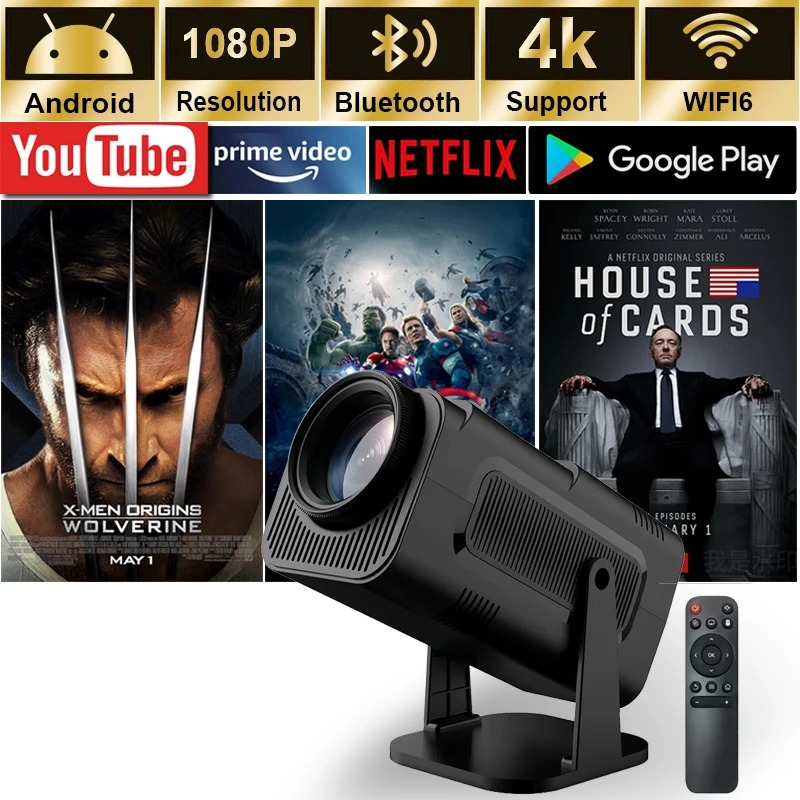 2025 4K Android 11 Projector N - Home Cinema Gadgets ulasan dan harga
