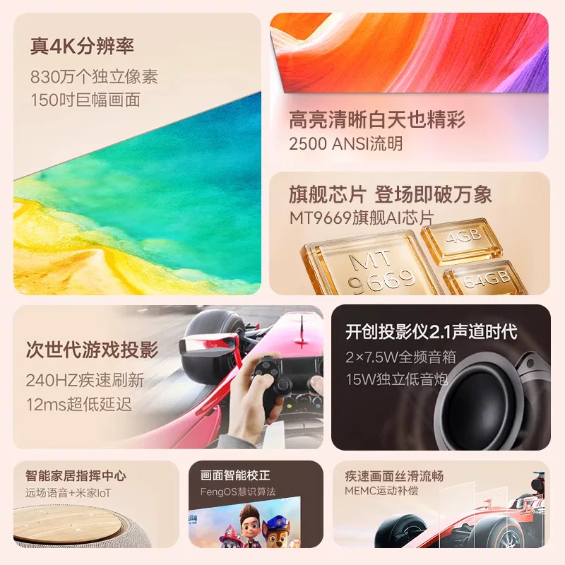 New V10 4K laser projector, po - Home Cinema Sound System ulasan dan harga