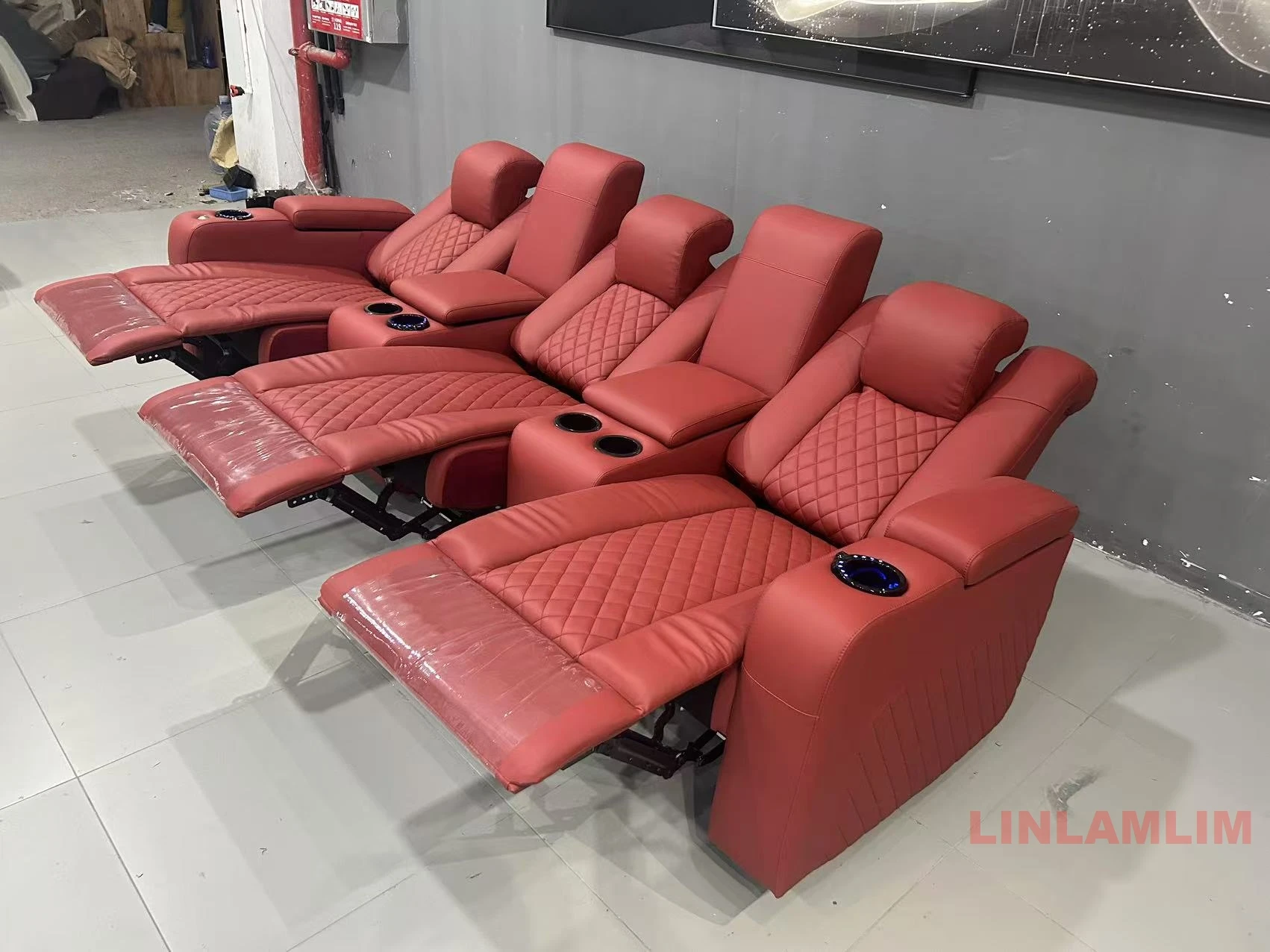 Linlamlim Luxury 3-Seat Reclin - Home Cinema Room ulasan dan harga