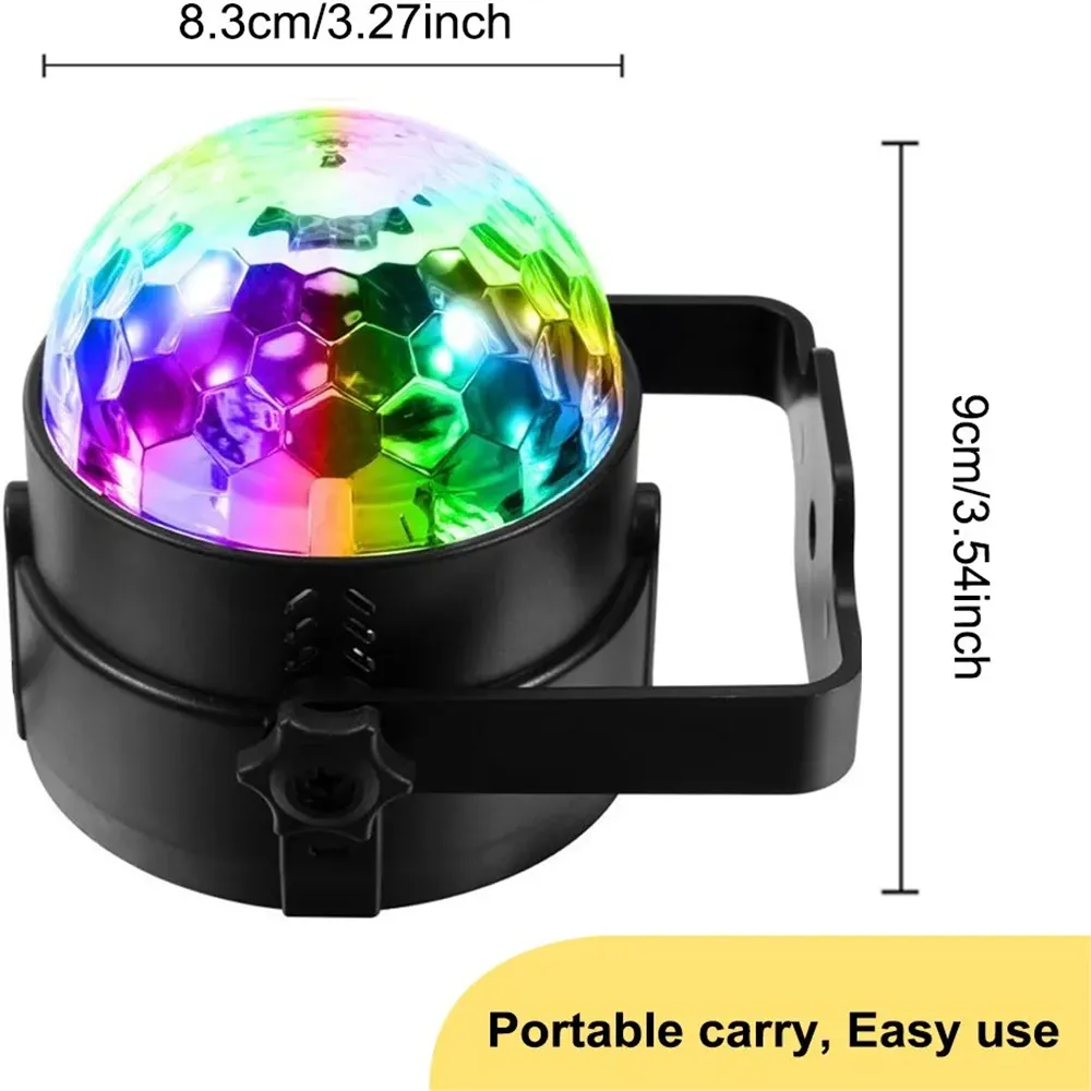7 Colors Strobe Light Sound Ac - Home Cinema Room ulasan dan harga