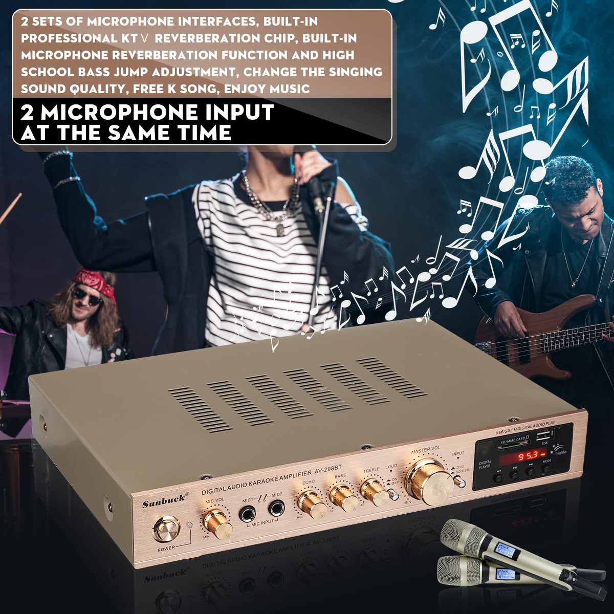 110/220V 2000W Bluetooth Power - Home Cinema Gadgets ulasan dan harga