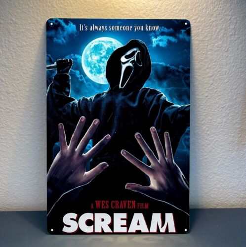 Scream Horror Movie Metal Post - Home Cinema Decor ulasan dan harga