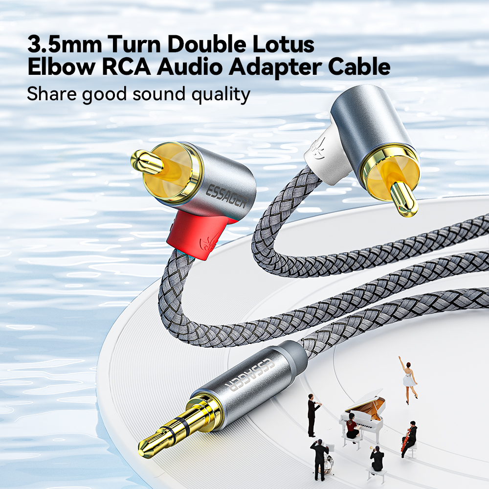 Essager 90 ° Angle RCA Audio S - Home Cinema Sound System ulasan dan harga