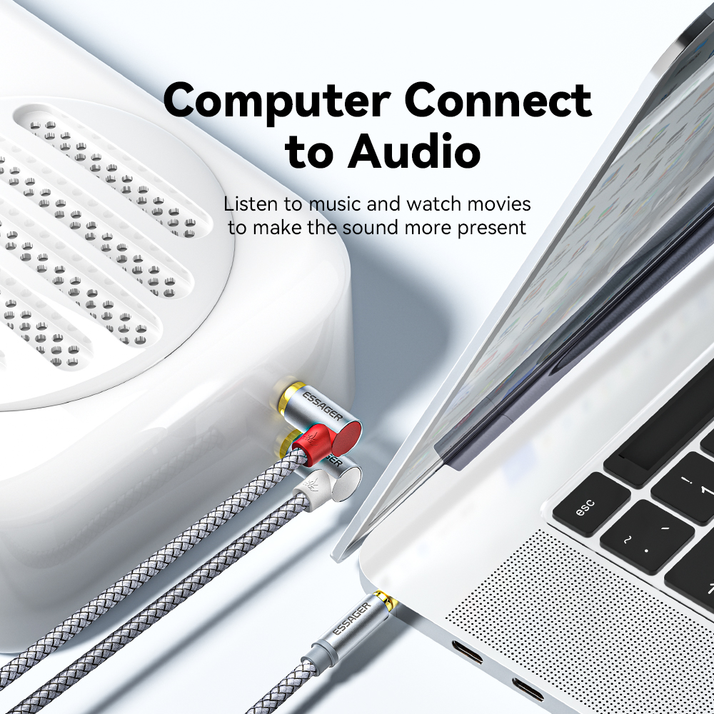 Essager 90 ° Angle RCA Audio S - Home Cinema Sound System ulasan dan harga