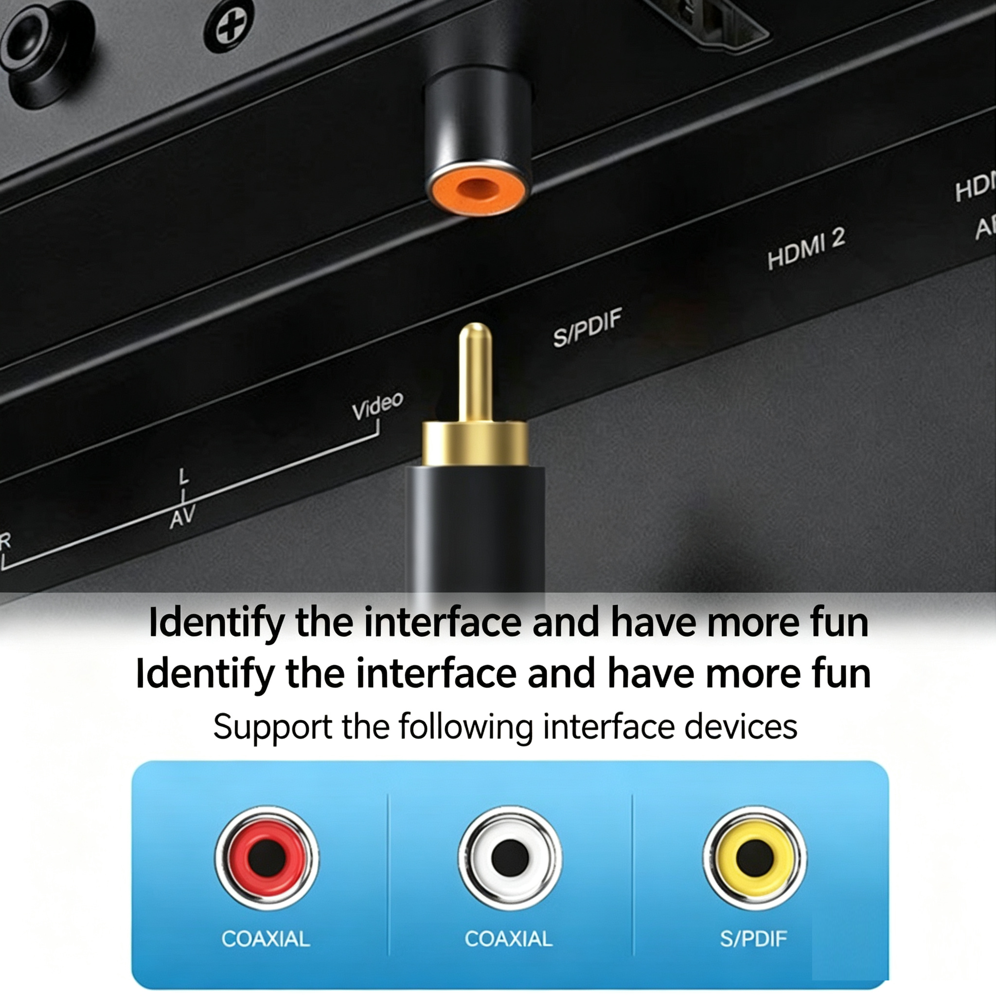 Coaxial Digital Audio Cable Su - Home Cinema Sound System ulasan dan harga