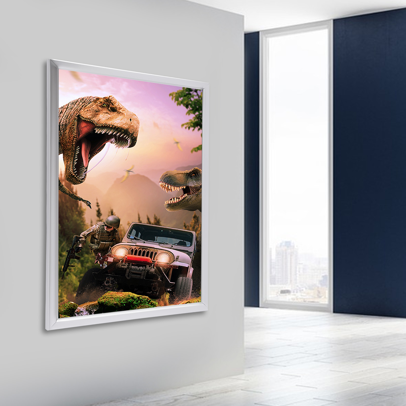 LED Movie Poster Frame Light B - Home Cinema Wall Lights ulasan dan harga