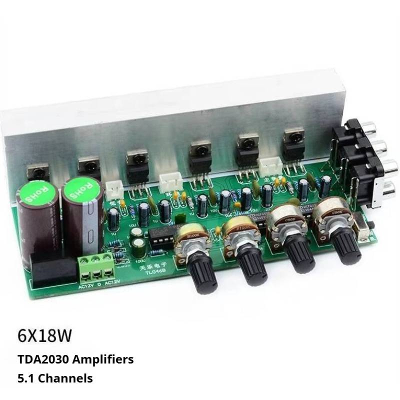 6X18W TDA2030 Audio Amplifier  - Home Cinema Gadgets ulasan dan harga