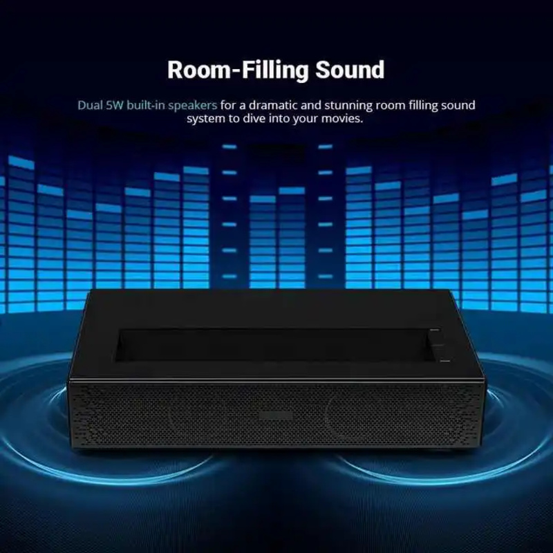 Salange Latest D068 Projector  - Home Cinema Ultra Short Throw Projector ulasan dan harga