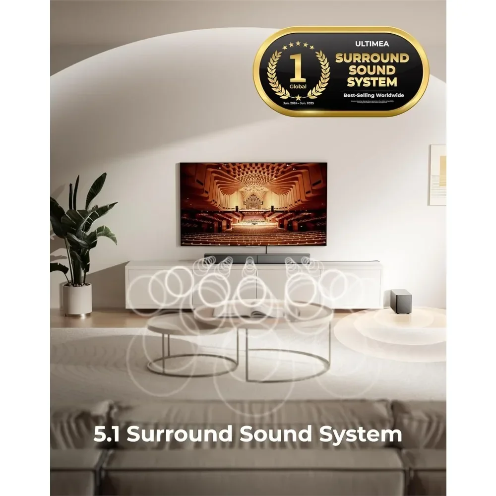 Bestseller5.1CH Surround Sound - Home Cinema Atmos ulasan dan harga