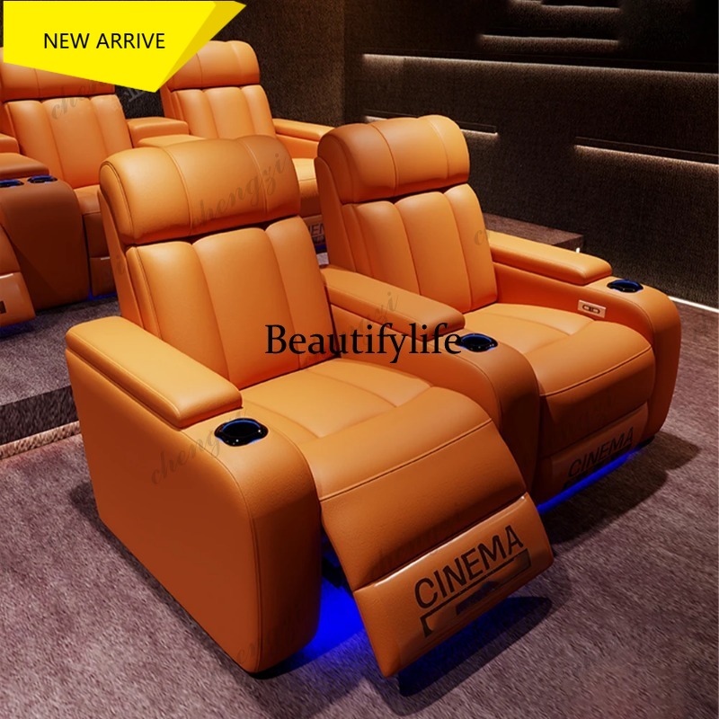 G153 Luxury Genuine Leather El - Home Cinema Room ulasan dan harga