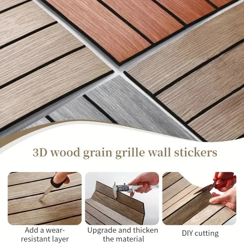 Faux Wood Grain Grille Self-Ad - Home Cinema Room ulasan dan harga