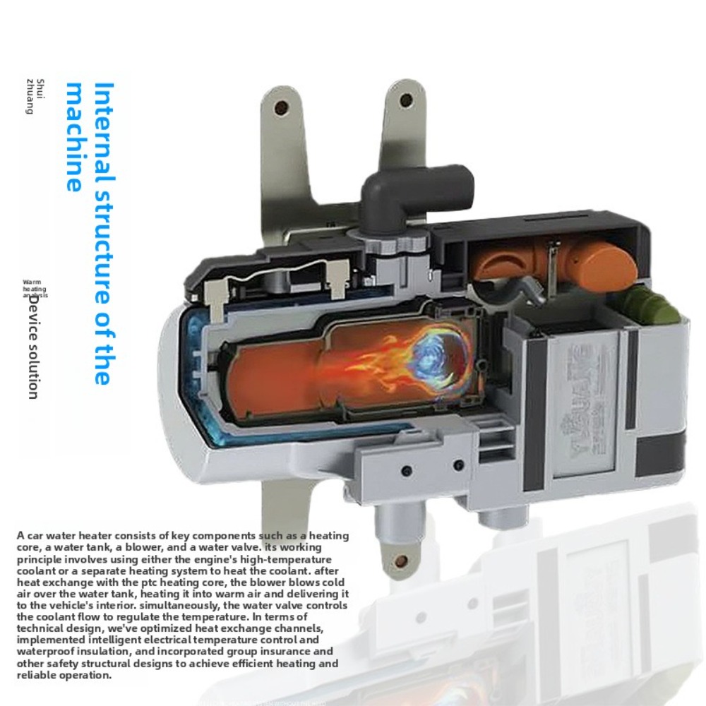 12V 5KW Vehicle Air Heater Eng - Universal Remote Control ulasan dan harga