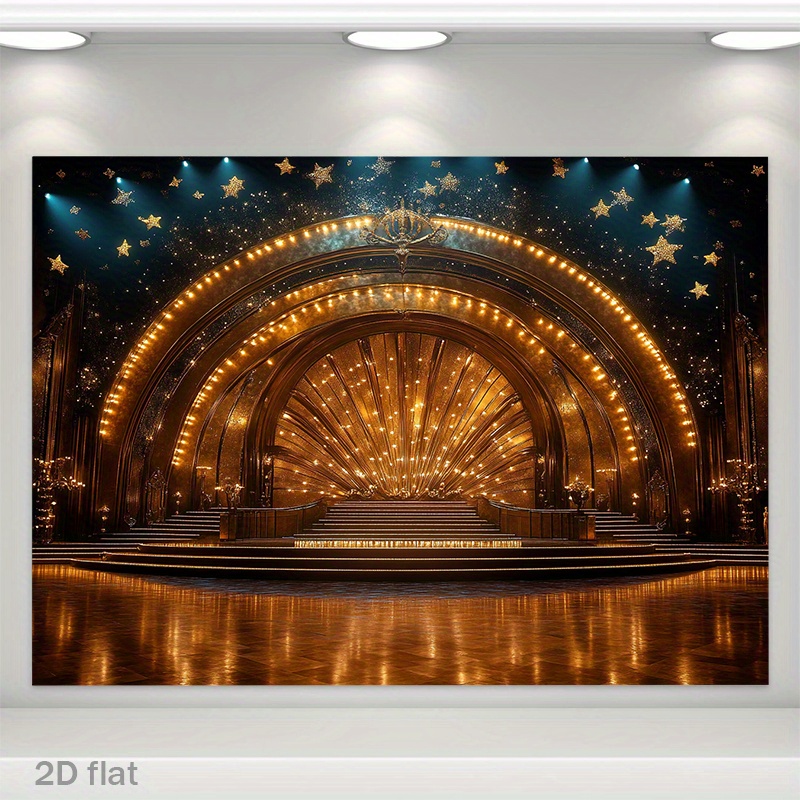 Luxury Golden Theater Stage Ar - Home Cinema Wall Lights ulasan dan harga