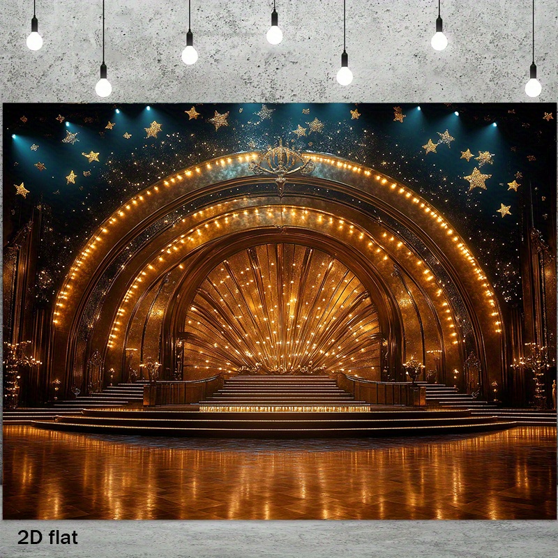 Luxury Golden Theater Stage Ar - Home Cinema Wall Lights ulasan dan harga
