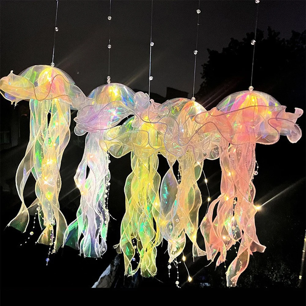 Jellyfish Lamp Portable Flower - Home Cinema Room ulasan dan harga