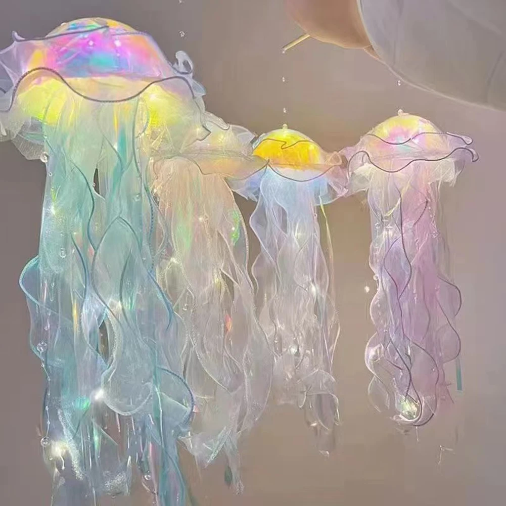 Jellyfish Lamp Portable Flower - Home Cinema Room ulasan dan harga