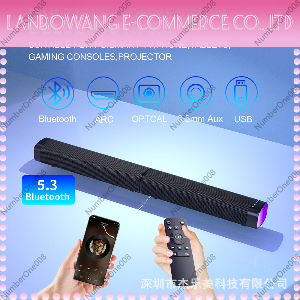 2.1 Channel Soundbar Bluetooth - Home Cinema Wall Lights ulasan dan harga