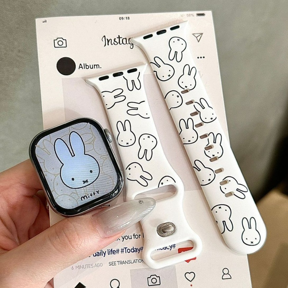 Cute Miffy Rabbit Cartoon Watc - Home Cinema Apple ulasan dan harga