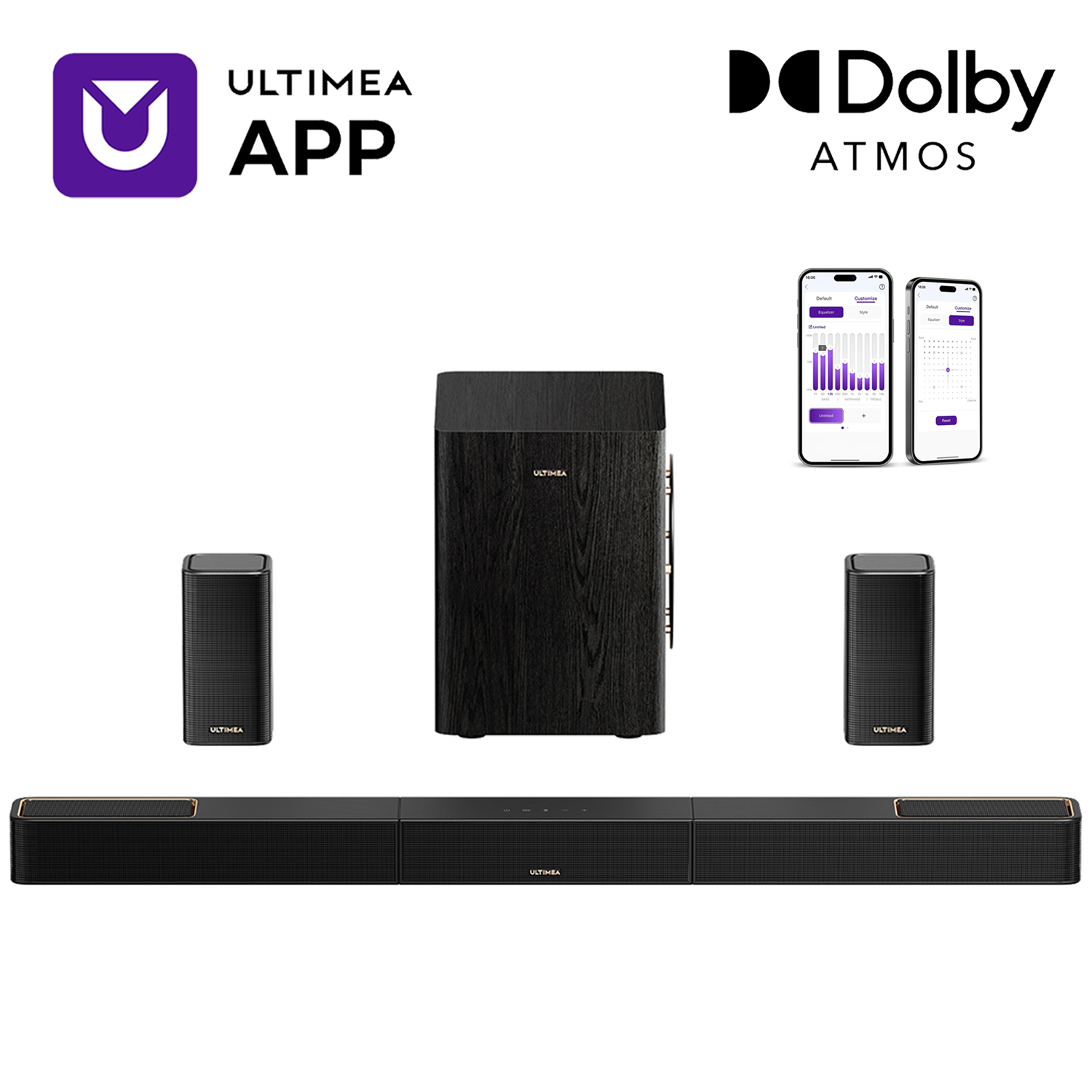 ULTIMEA 5.1.2 Surround Sound S - Home Cinema Atmos ulasan dan harga