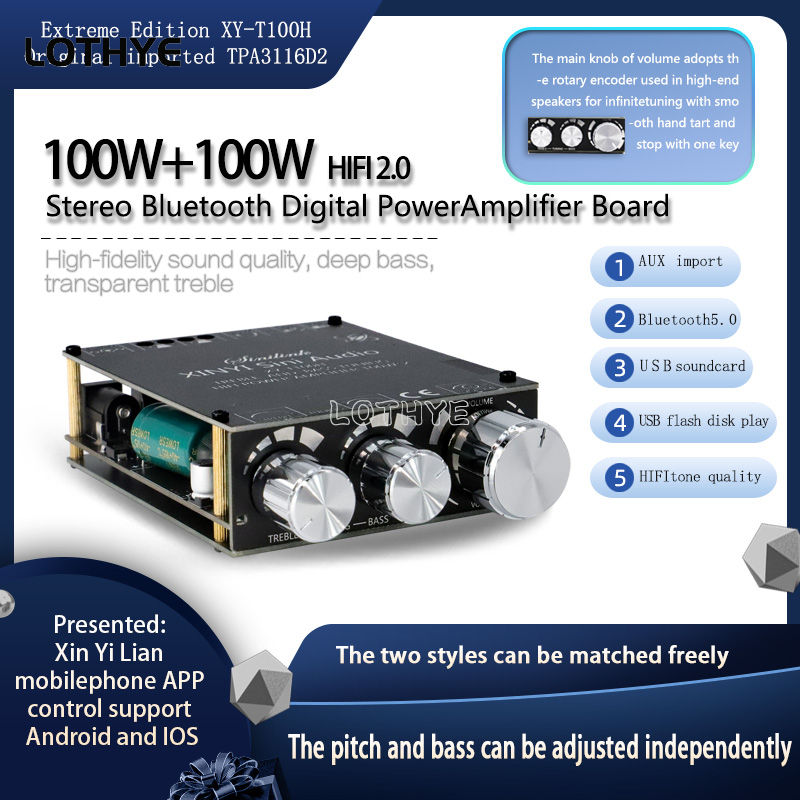 100w+100w Bluetooth 5.0 Power  - Audio Home Cinema ulasan dan harga