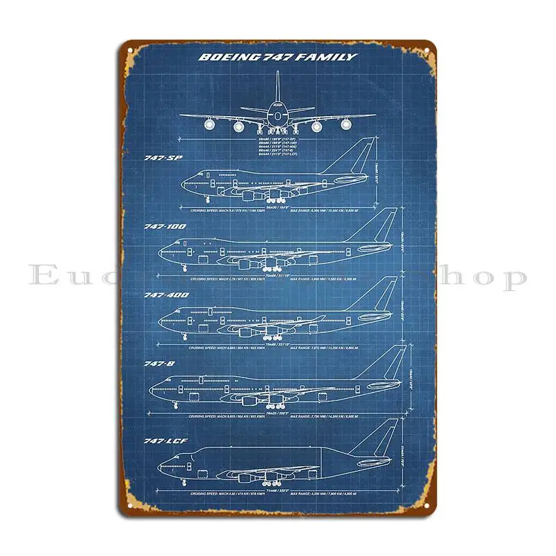 Boeing 747 Family Blueprint Li - Home Cinema Wall Lights ulasan dan harga
