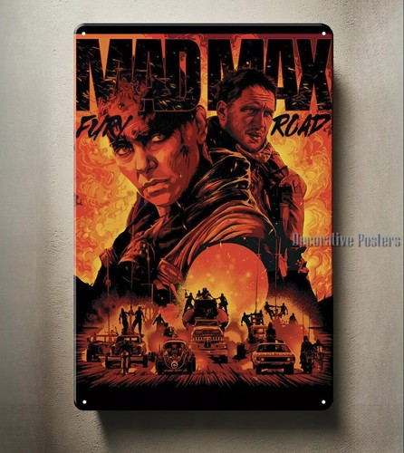 Mad Max Road Fury Movie Metal  - Home Cinema Decor ulasan dan harga