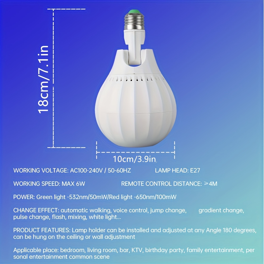 Disco Ball Party Lights Sound  - Home Cinema Room ulasan dan harga