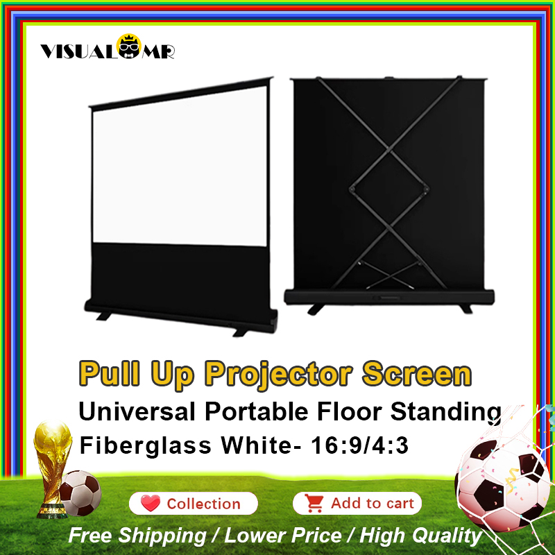 Portable Projector Screen Pull - Home Cinema Gadgets ulasan dan harga