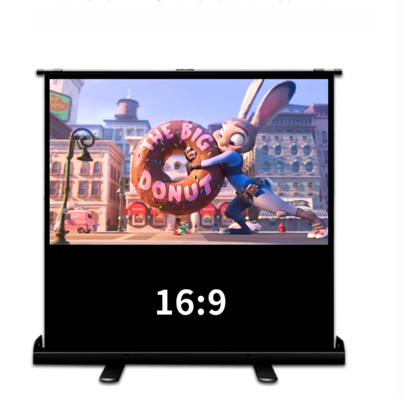 Portable Projector Screen Pull - Home Cinema Gadgets ulasan dan harga