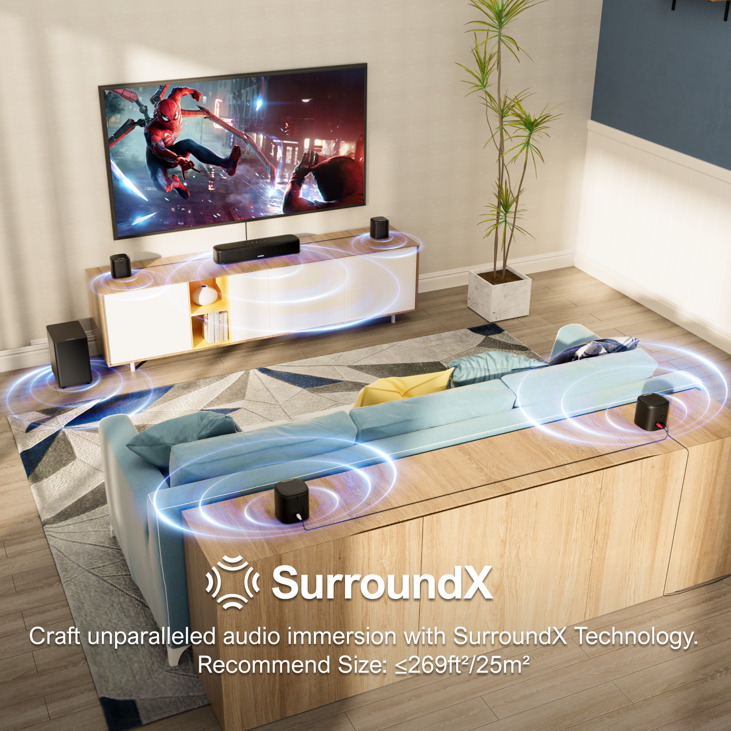 ULTIMEA 7.1 Channel Sound Bar  - Audio Home Cinema ulasan dan harga