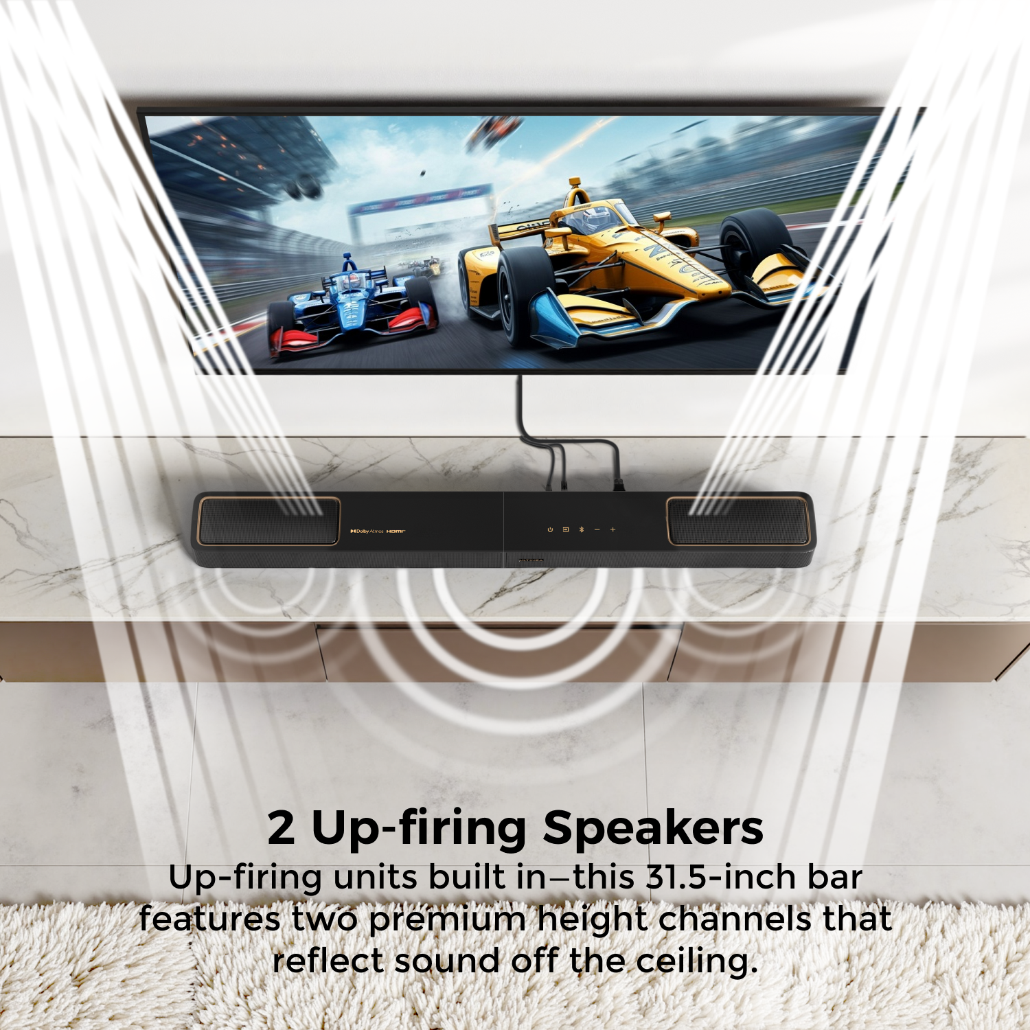 ULTIMEA 460W 5.1.2ch Sound Bar - Home Cinema Atmos ulasan dan harga
