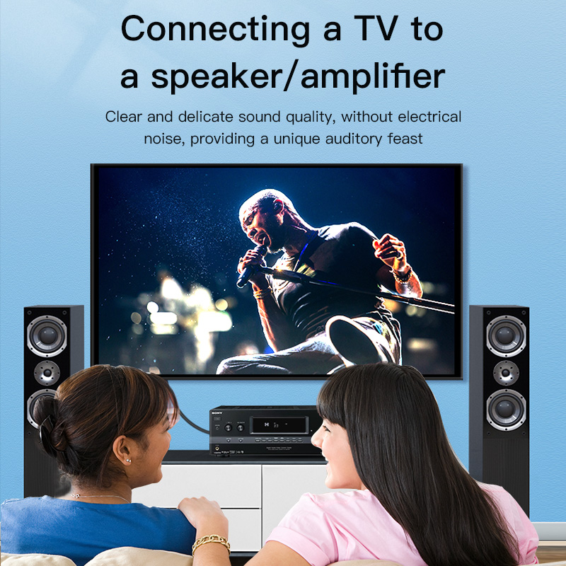 CHOSEAL RCA Cable Digital Coax - Home Cinema Sound System ulasan dan harga