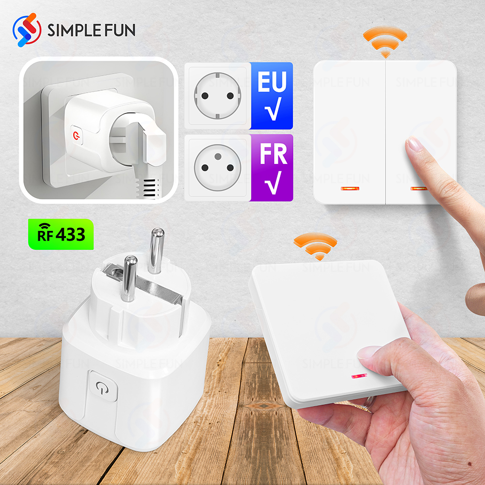Wireless Socket Remote Control - Home Cinema Wall Lights ulasan dan harga