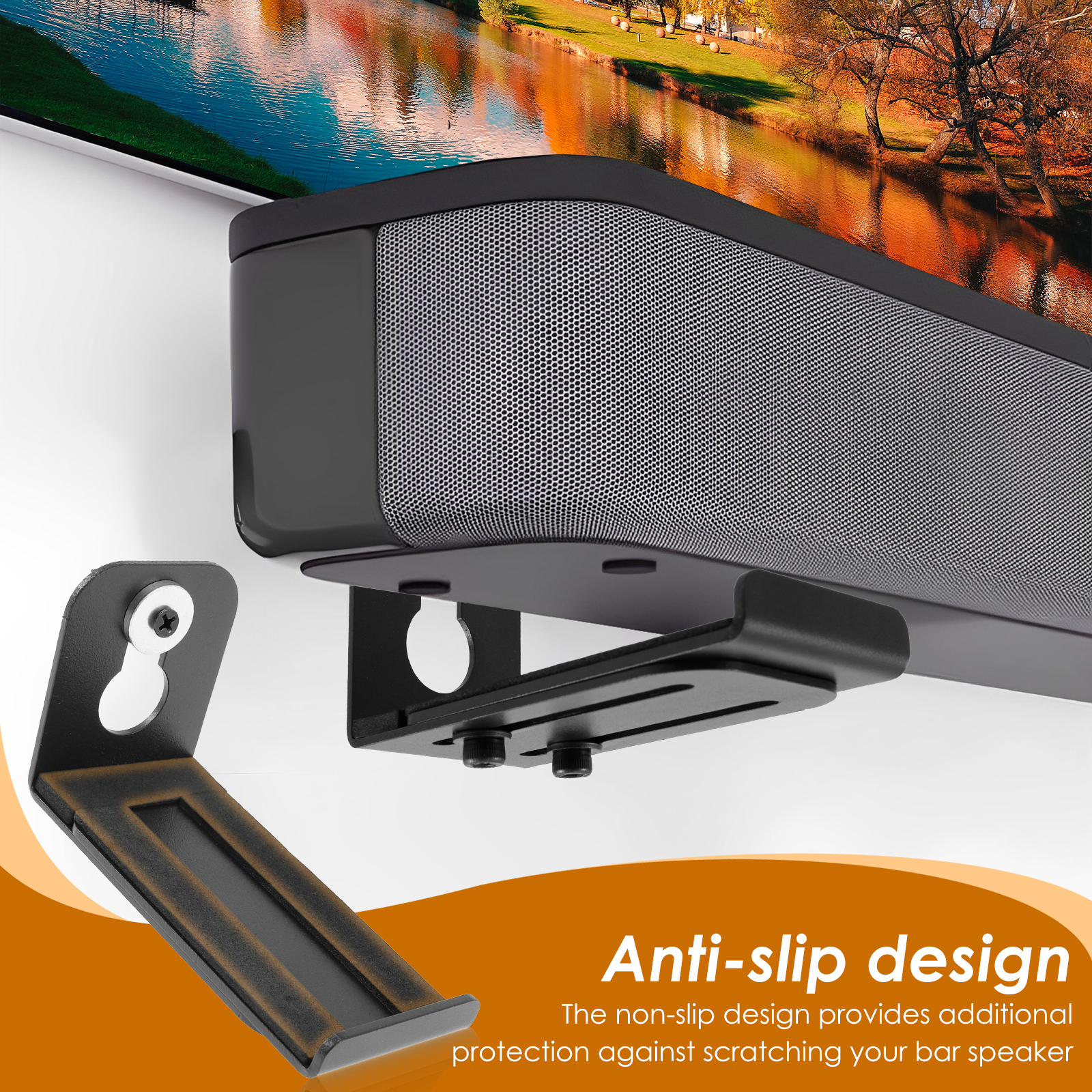 2Pcs Soundbar Speaker Stands W - Home Cinema Room ulasan dan harga