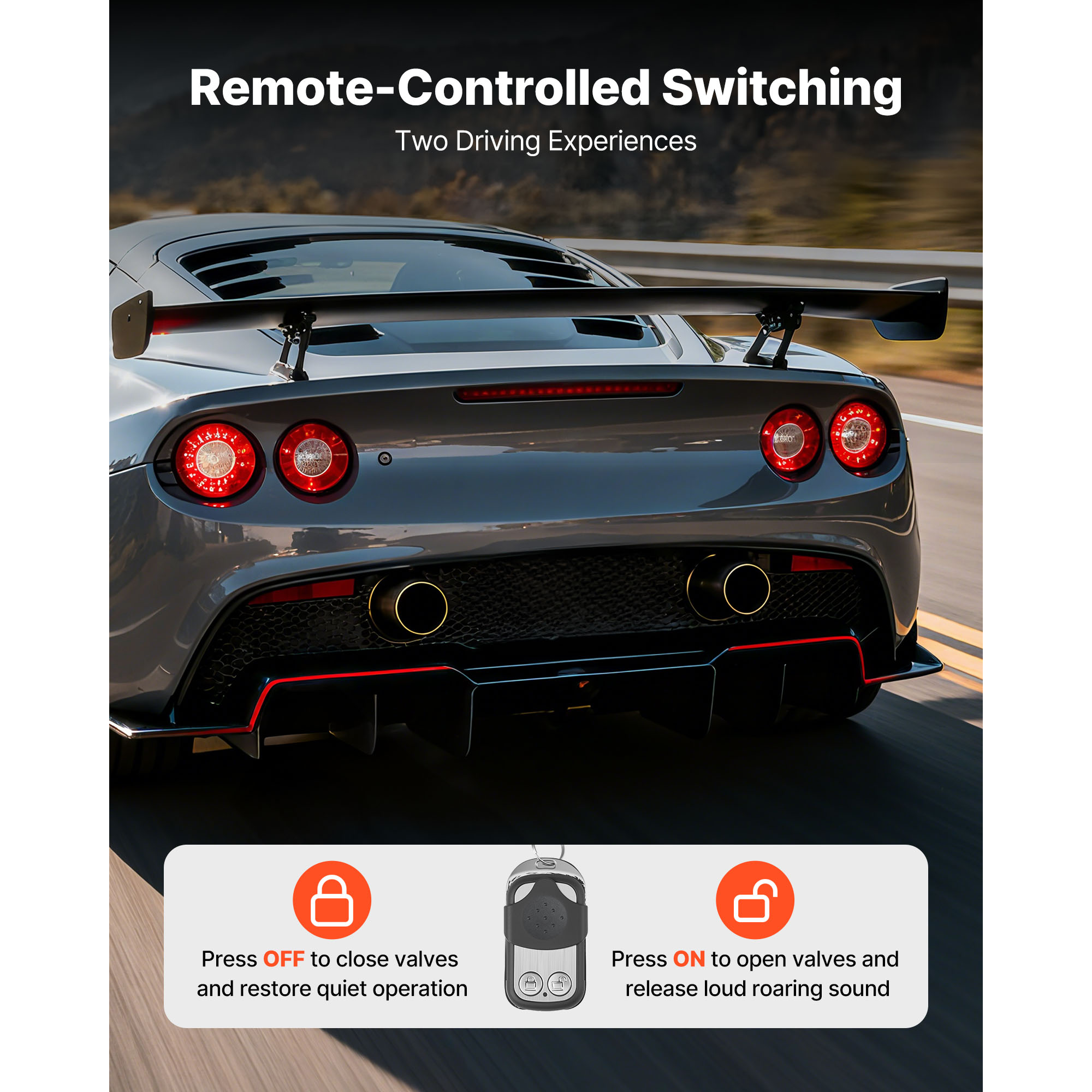 SucceBuy Electric Exhaust Cuto - Universal Remote Control ulasan dan harga