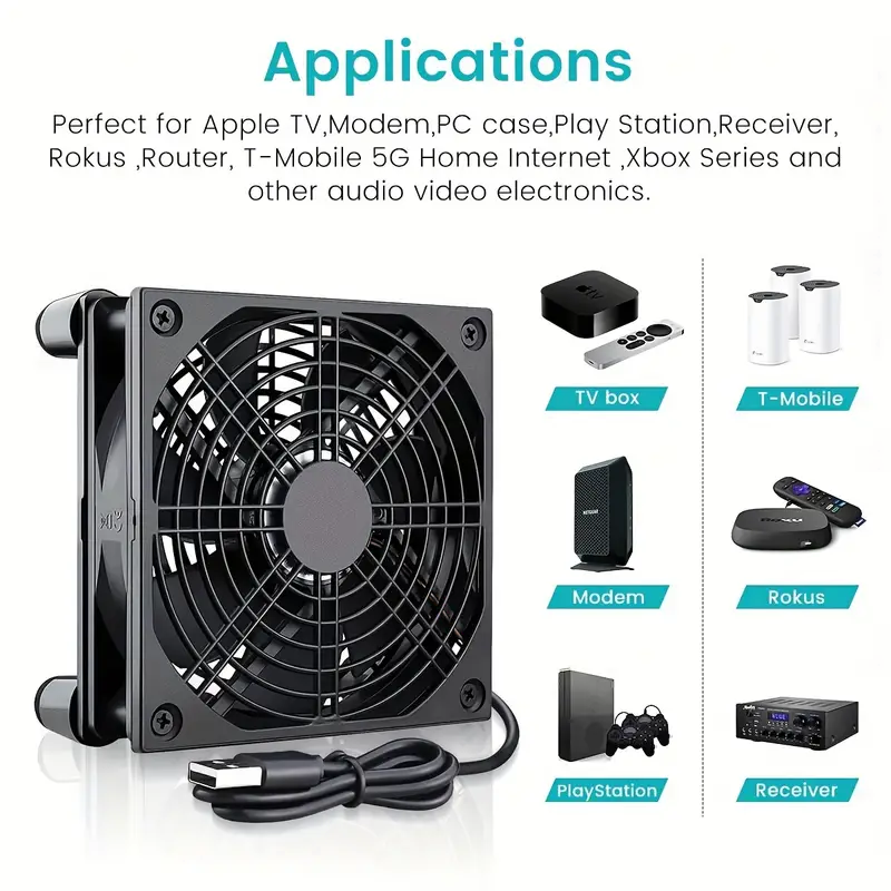 Multifunctional USB Cooling Fa - Home Cinema Apple ulasan dan harga