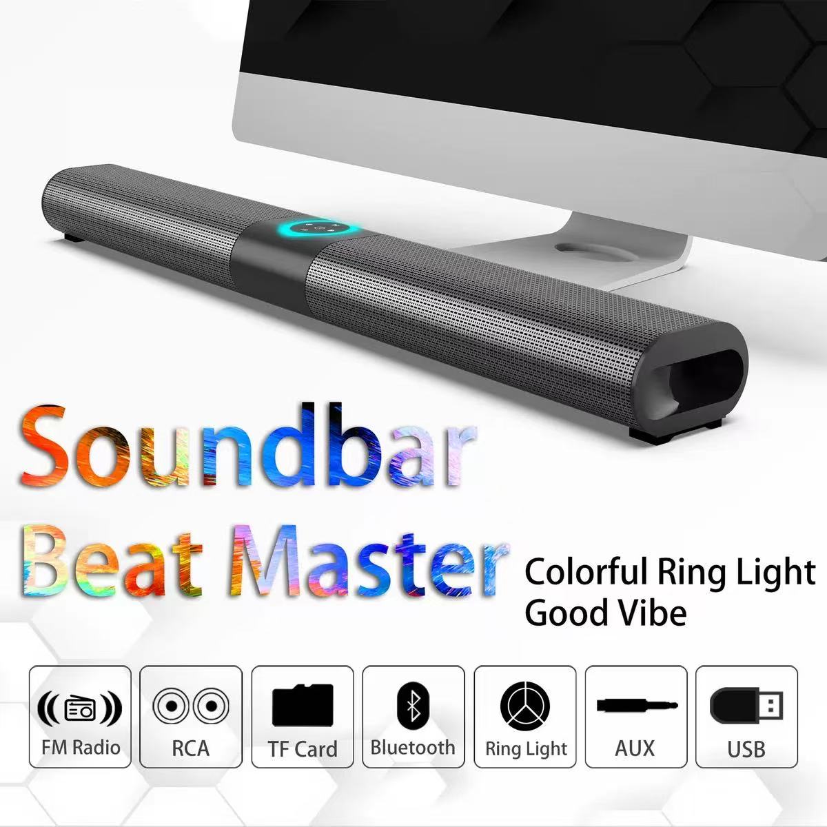 BS-20 Soundbar Wireless Card B - Home Cinema Wall Lights ulasan dan harga