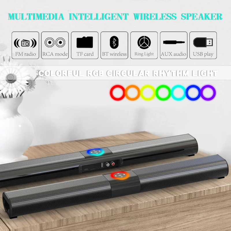 BS-20 Soundbar Wireless Card B - Home Cinema Wall Lights ulasan dan harga