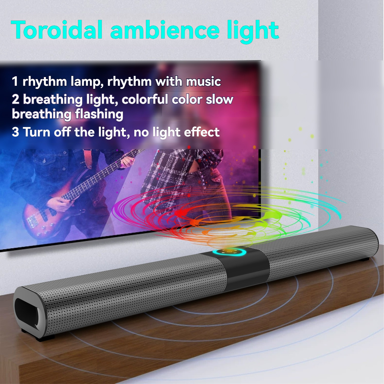 BS-20 Soundbar Wireless Card B - Home Cinema Wall Lights ulasan dan harga