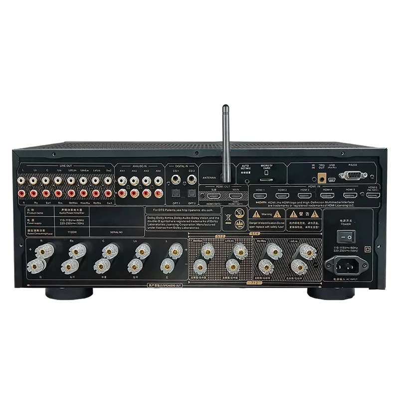 1500 Watts 8 Ohm Surround Soun - Home Cinema Atmos ulasan dan harga